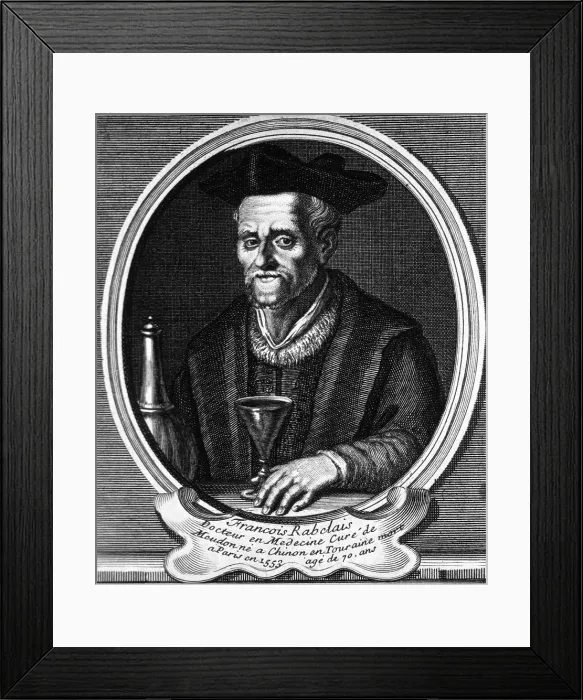 Framed Print : Francois Rabelais, French Author and Humanist Framed Print : Francois Rabelais, French Author and Humanist