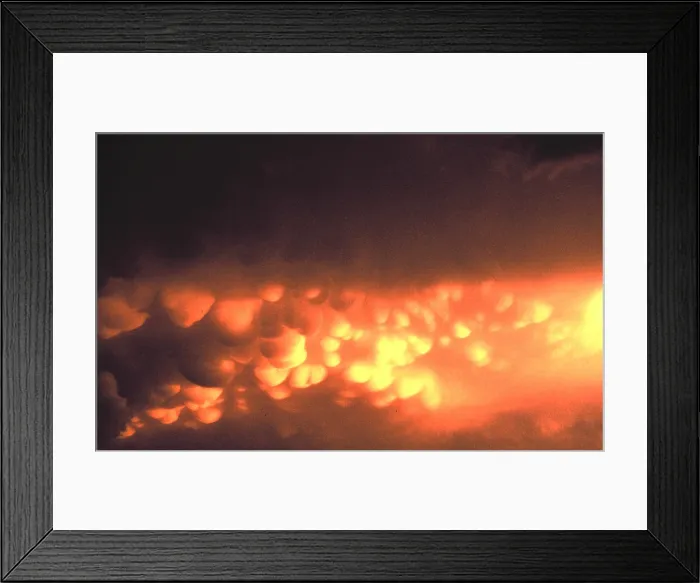 Framed Print : Mammatus Clouds Framed Print : Mammatus Clouds