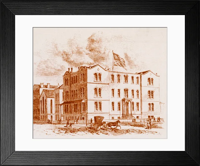 Framed Print : Nursery and Child's Hospital, New York Framed Print : Nursery and Child's Hospital, New York