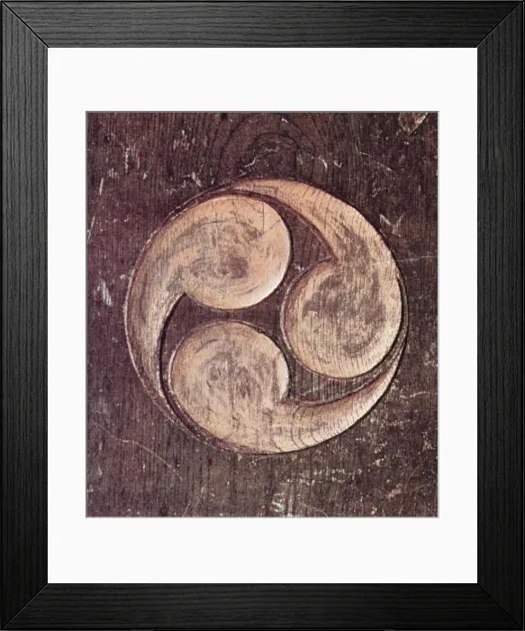 Framed Print : Mitsudomoe Framed Print : Mitsudomoe