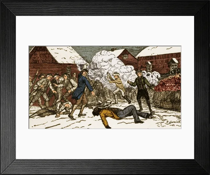 Framed Print : Boston Massacre, 1770