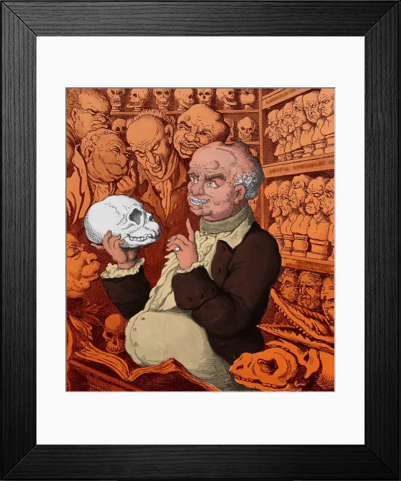Framed Print : Franz Josef Gall, German Phrenologist Framed Print : Franz Josef Gall, German Phrenologist