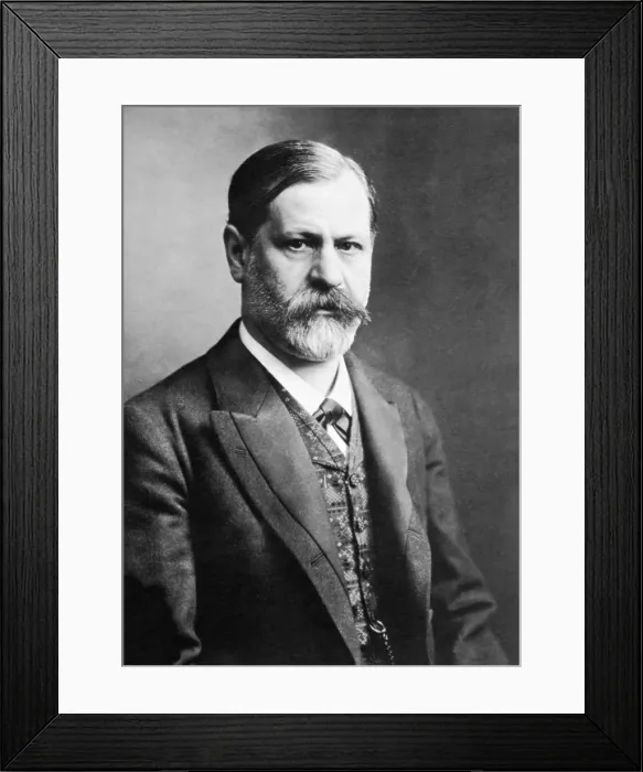 Framed Print : Sigmund Freud, Father of Psychoanalysis