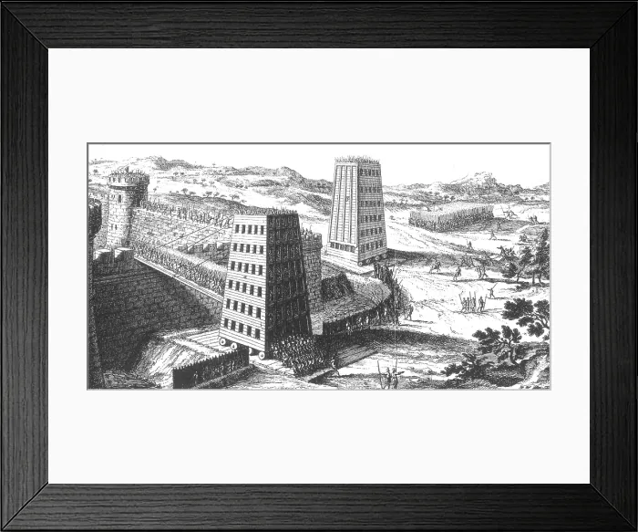 Framed Print : Sixth Crusade, Siege of Jerusalem, 1229