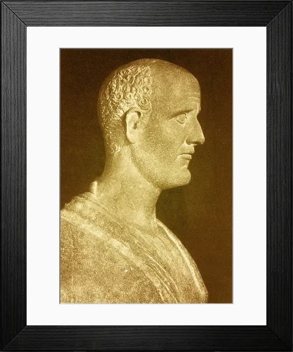 Framed Print : Asclepiades of Bithynia, Ancient Greek Physician
