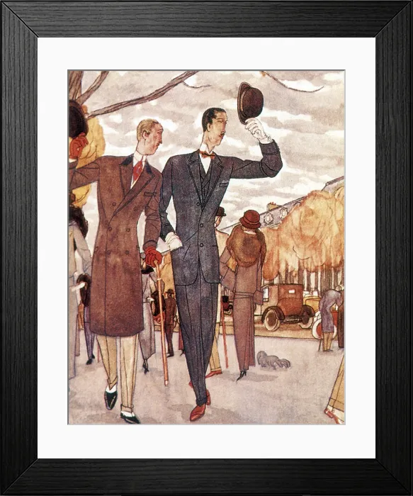 Framed Print : French Fashion, 1922 Framed Print : French Fashion, 1922