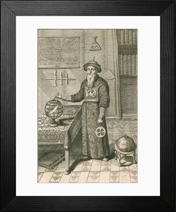 Framed Print : Chinese Astronomer