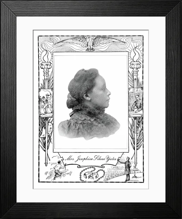 Framed Print : Josephine Silone Yates, American Chemist and Author Framed Print : Josephine Silone Yates, American Chemist and Author