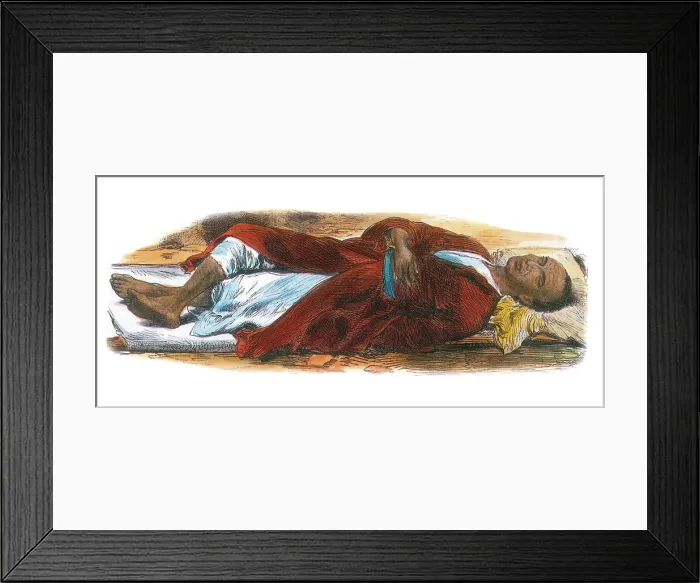 Framed Print : Body of Tewodros II, 1868 Framed Print : Body of Tewodros II, 1868