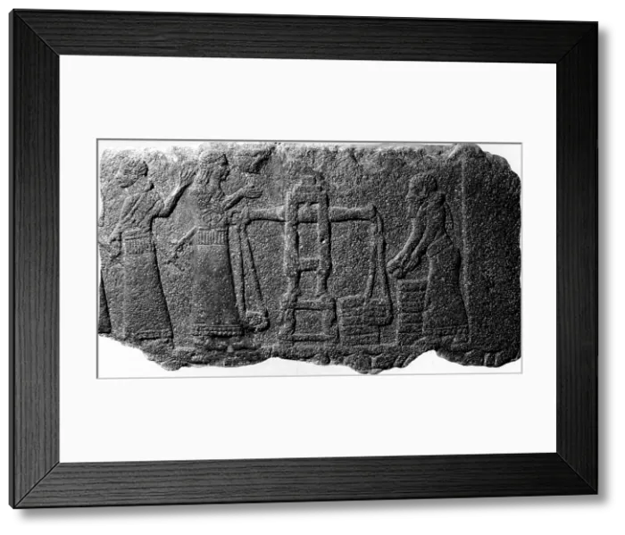 Framed Print : Tribute to Assyria King, 1st Century BC Framed Print : Tribute to Assyria King, 1st Century BC