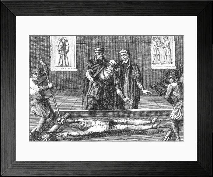 Framed Print : Medieval Torture, The Rack Framed Print : Medieval Torture, The Rack