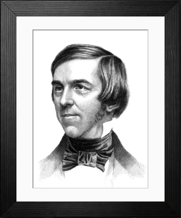 Framed Print : Oliver Wendell Holmes, American Physician and Poet Framed Print : Oliver Wendell Holmes, American Physician and Poet