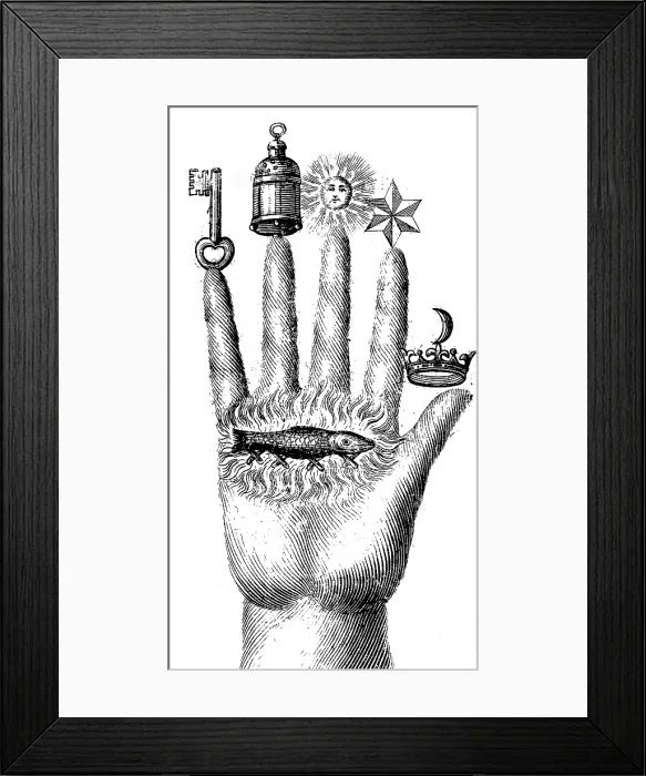 Framed Print : Alchemical Symbols Framed Print : Alchemical Symbols