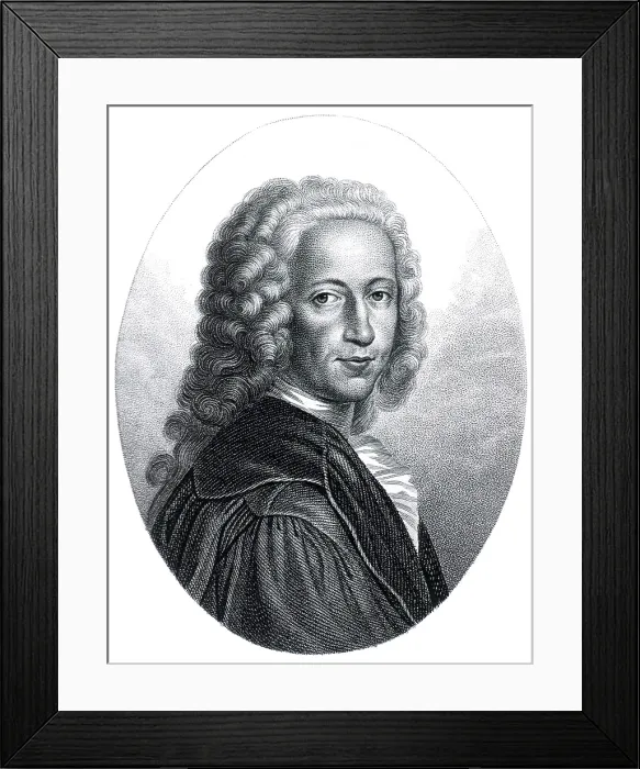 Framed Print : Bernhard Siegfried Albinus, Dutch Anatomist Framed Print : Bernhard Siegfried Albinus, Dutch Anatomist