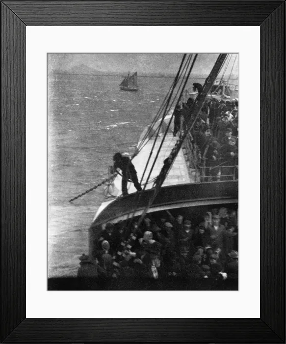 Framed Print : 'Nearing Land', 1905