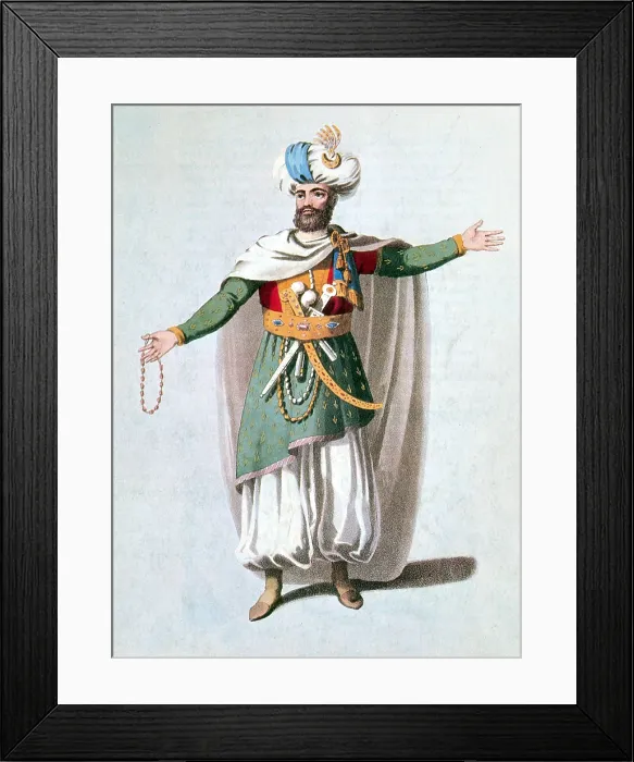 Framed Print : Sidy Hafsan, Bey of Tripoli, 1816 Framed Print : Sidy Hafsan, Bey of Tripoli, 1816