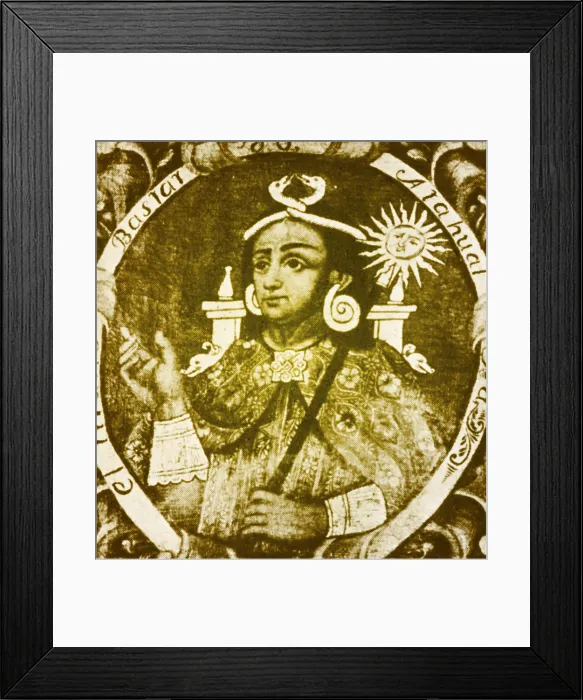 Framed Print : Atahualpa, Last Emperor of the Incan Empire Framed Print : Atahualpa, Last Emperor of the Incan Empire