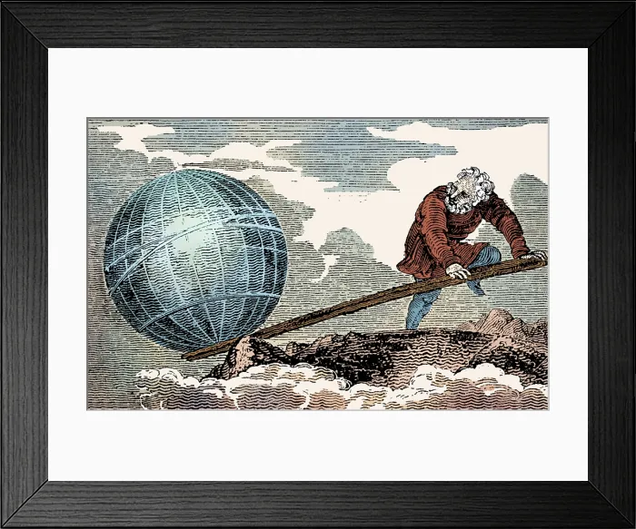 Framed Print : Archimedes, Ancient Greek Polymath