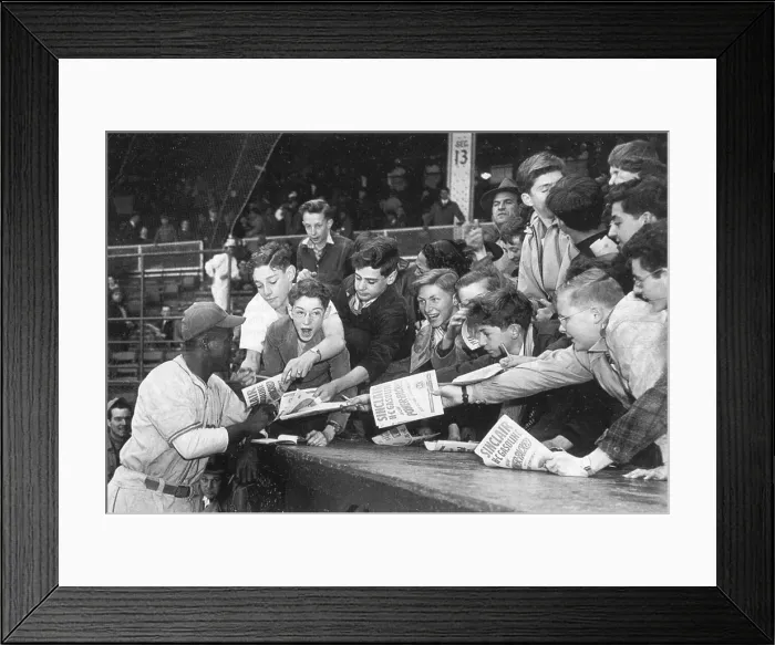 Framed Print : Jackie Robinson, American Baseball Legend Framed Print : Jackie Robinson, American Baseball Legend