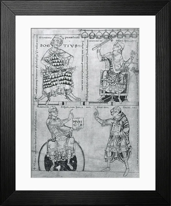Framed Print : Boethius, Medieval Philosopher Framed Print : Boethius, Medieval Philosopher