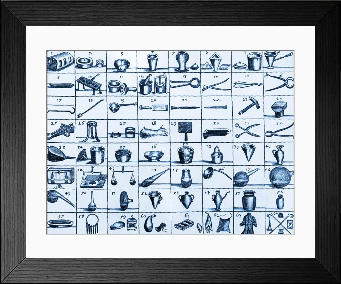 Framed Print : Portable Laboratory of Johann Joachim Becher Framed Print : Portable Laboratory of Johann Joachim Becher