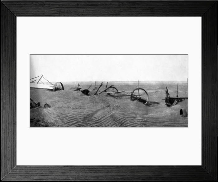 Framed Print : Abandoned Farm, Dust Bowl, 1935 Framed Print : Abandoned Farm, Dust Bowl, 1935