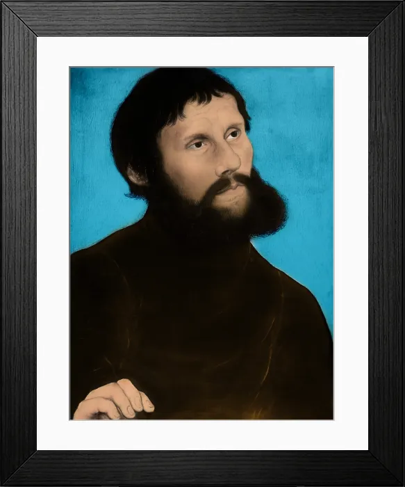 Framed Print : Martin Luther, German Theologian Framed Print : Martin Luther, German Theologian