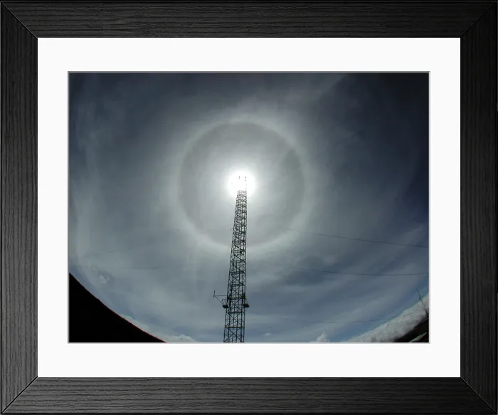Framed Print : Full Solar Halo Framed Print : Full Solar Halo