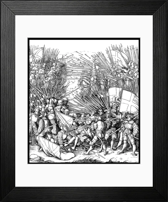 Framed Print : Der Weisskunig AKA The White King, 16th Century Framed Print : Der Weisskunig AKA The White King, 16th Century
