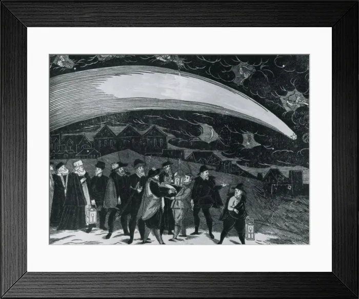 Framed Print : The Great Comet of 1577