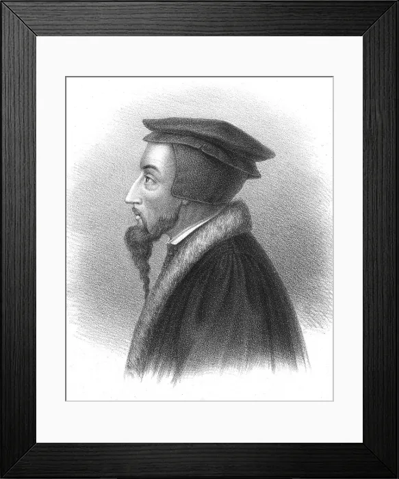 Framed Print : John Calvin, French Theologist Framed Print : John Calvin, French Theologist