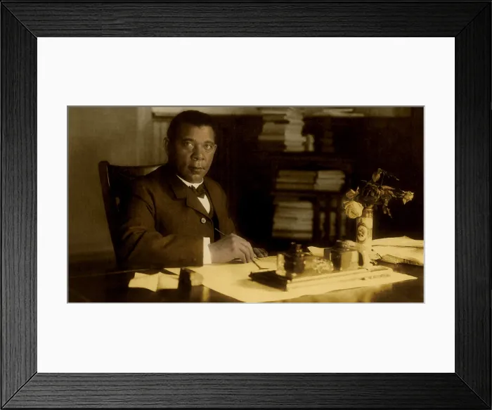 Framed Print : Booker T. Washington, American Educator Framed Print : Booker T. Washington, American Educator