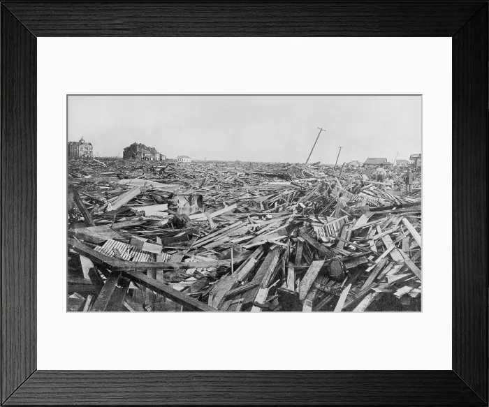 Framed Print : Great Galveston Hurricane, Aftermath, 1900 Framed Print : Great Galveston Hurricane, Aftermath, 1900