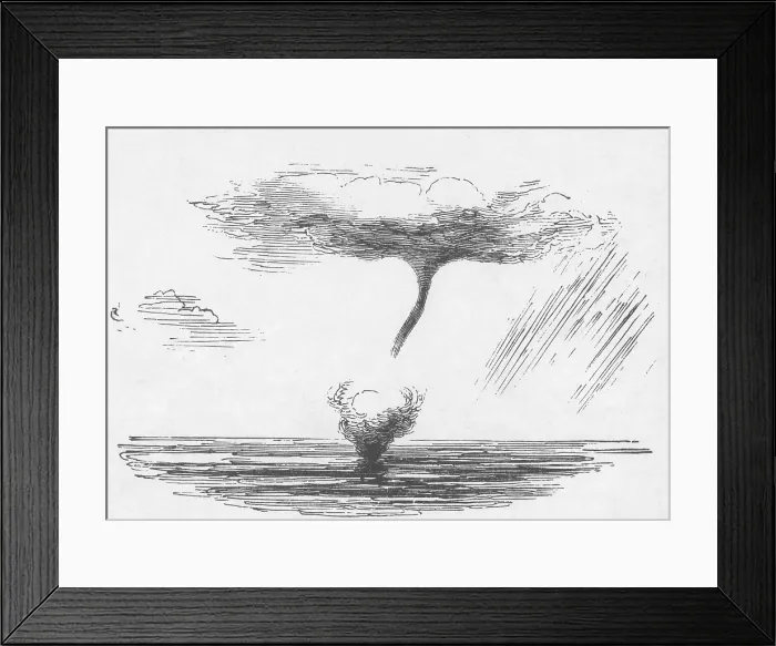 Framed Print : Waterspout