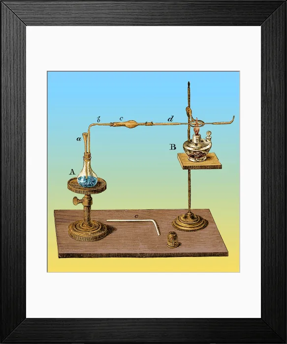 Framed Print : Marsh Test Apparatus, 1867 Framed Print : Marsh Test Apparatus, 1867