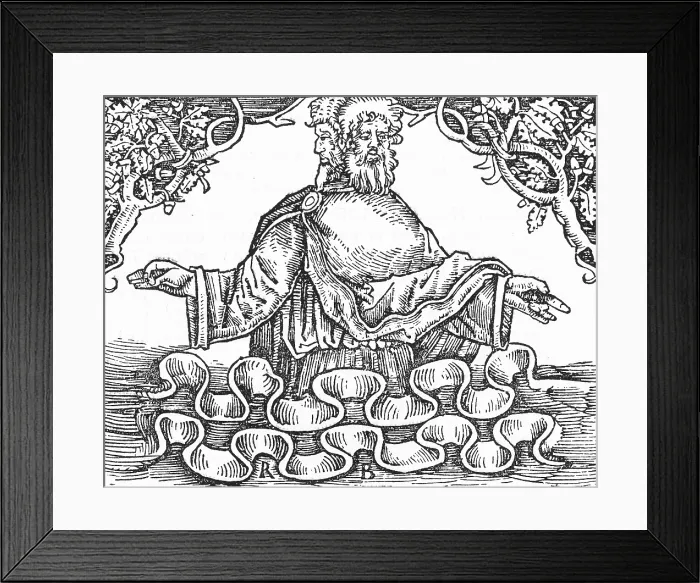 Framed Print : Janus, Roman god