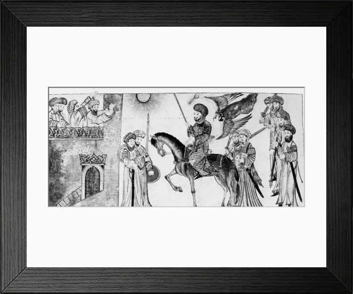 Framed Print : Banu Nadir Surrendering to Muhammad Framed Print : Banu Nadir Surrendering to Muhammad