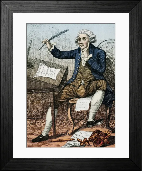 Framed Print : Thomas Paine, American Patriot Framed Print : Thomas Paine, American Patriot