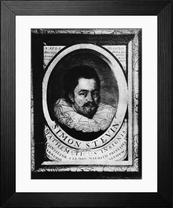 Framed Print : Simon Stevin, Flemish Mathematician Framed Print : Simon Stevin, Flemish Mathematician