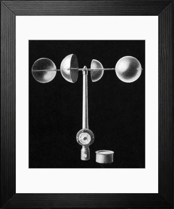 Framed Print : An Anemometer Framed Print : An Anemometer