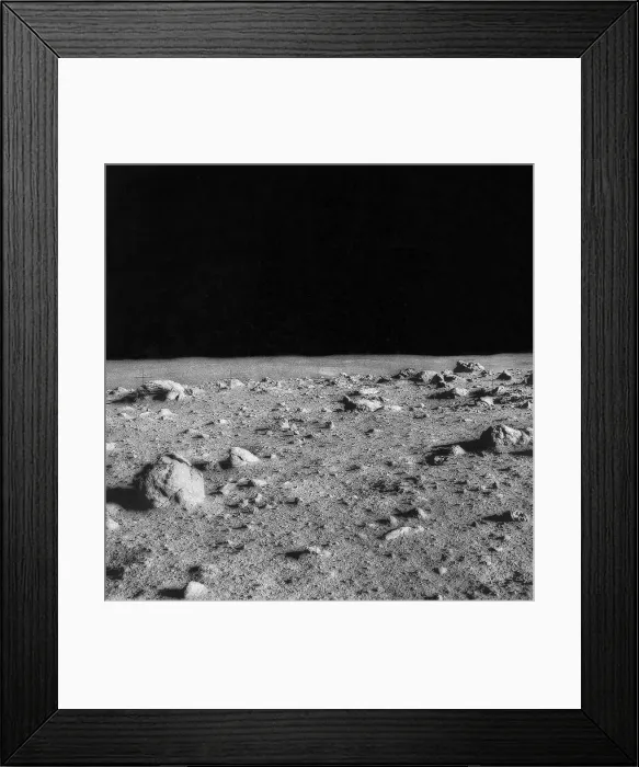 Framed Print : Lunar Surface, Apollo 14 Mission