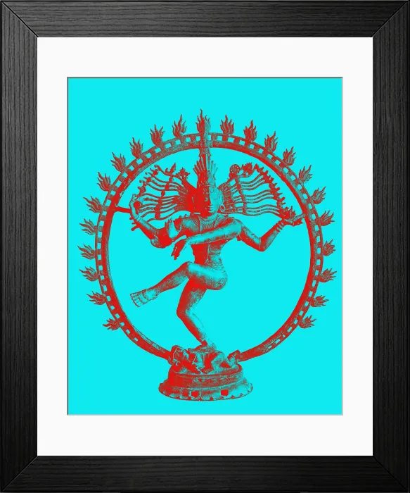 Framed Print : Shiva dancing in circle of flames. 11th cen