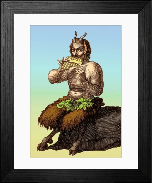 Framed Print : Pan, Greek God of the Wild