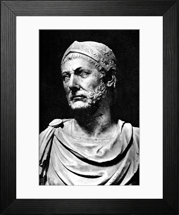 Framed Print : Hannibal, Carthaginian Military Commander Framed Print : Hannibal, Carthaginian Military Commander