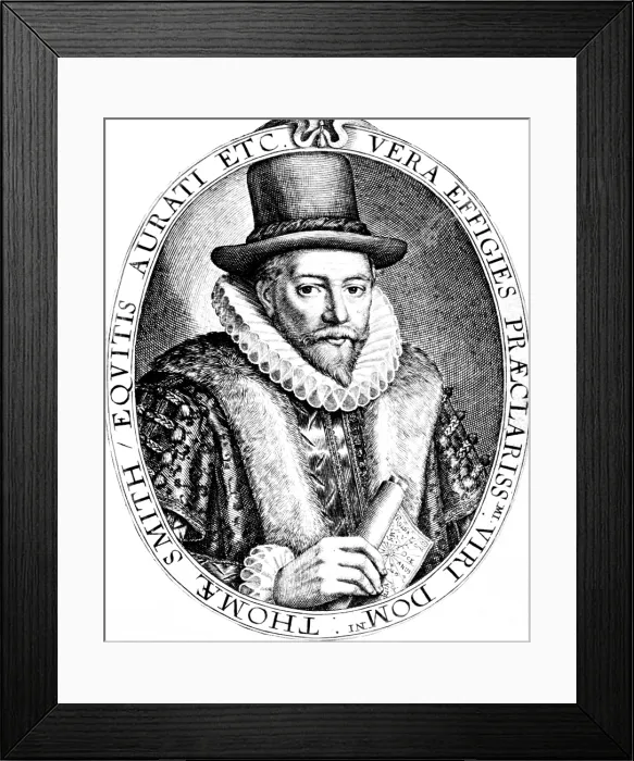 Framed Print : Thomas Smythe, English Merchant Framed Print : Thomas Smythe, English Merchant