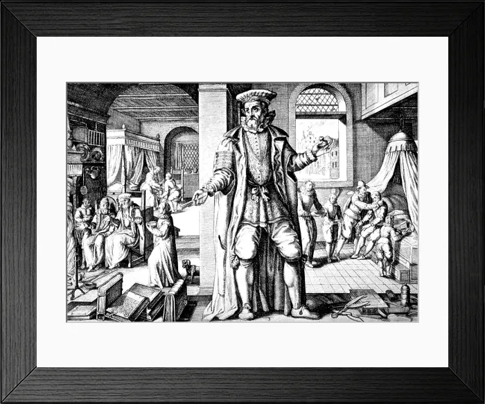 Framed Print : Physician As Man, 17th Century Framed Print : Physician As Man, 17th Century