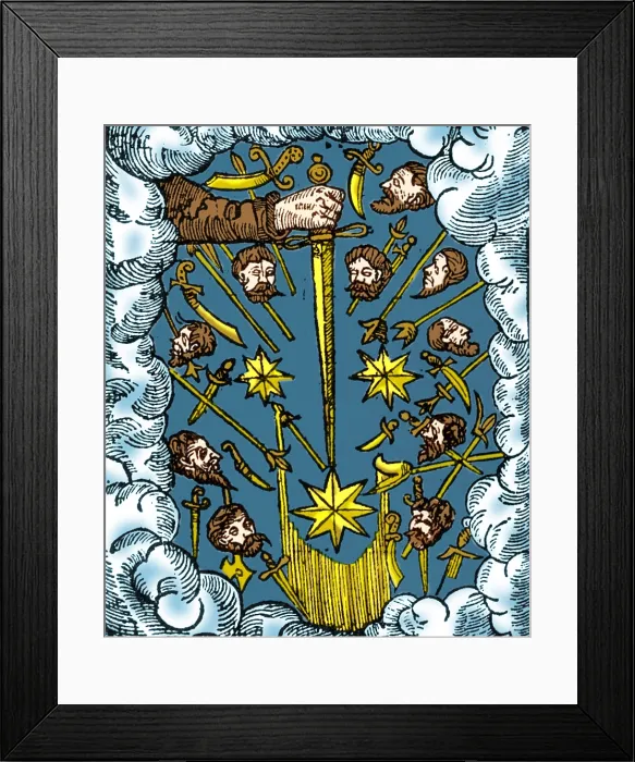 Framed Print : The Figure of a Fearful Comet Framed Print : The Figure of a Fearful Comet