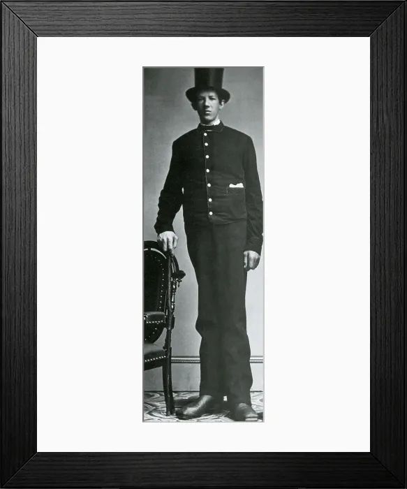 Framed Print : Hugh Murphy, The Irish Giant