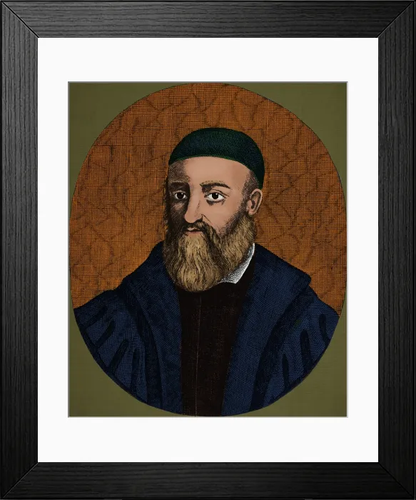 Framed Print : Gabriele Falloppio, Italian Anatomist Framed Print : Gabriele Falloppio, Italian Anatomist