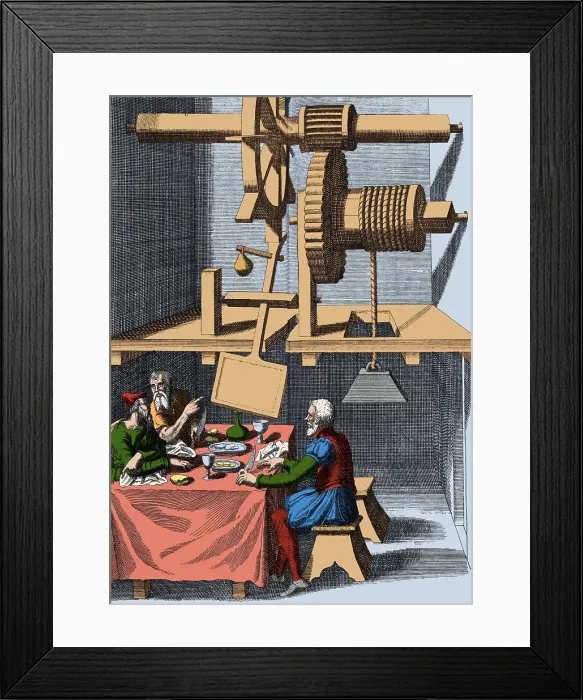 Framed Print : Bocklers Fanning Device, 1661 Framed Print : Bocklers Fanning Device, 1661